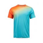 ARI ELITE TERRA TRAIL RUNNING TEE -  BLUE/ORANGE/SILVER