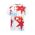 ARI ADEPT CHICAGO25 GRAPHIC RUNNING TEE - WHITE/RED/BLUE