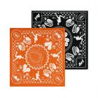 ARI ADEPT RUNNA RUNNING BANDANA - BLACK/ORANGE/WHITE