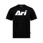 ARI ESSENTIAL SIGNATURE TEE - BLACK/WHITE/WHITE