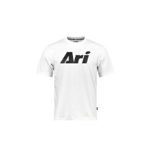 ARI KIDS ESSENTIAL SIGNATURE TEE - WHITE/BLACK/BLACK