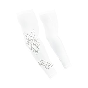 ARI COMPRESSION ARM SLEEVES - WHITE/BLACK/WHITE