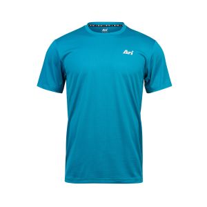 ARI ESSENTIAL NEAT RUNNING TEE - BLUE/WHITE/BLUE