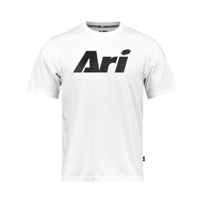 ARI ESSENTIAL SIGNATURE TEE - WHITE/BLACK/BLACK