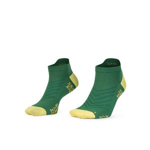 ARI HYPE LIGHTWEIGHT RUNNING TAB SOCKS - GREEN/YELLOW/BLACK