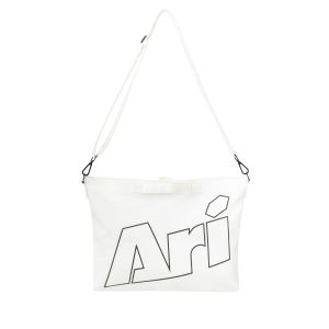 ARI SHOULDER BAG - WHITE/WHITE/BLACK
