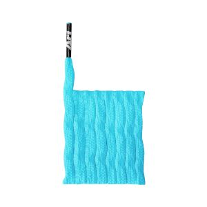 ARI TWIST SHOELACES - 5MM/125CM - LIGHT BLUE/LIGHT BLUE/BLACK
