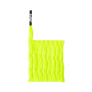 ARI TWIST SHOELACES - 5MM/125CM - LIGHT GREEN/LIGHT GREEN/BLACK