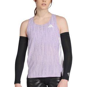 ADIDAS W ADIZERO SINGLET - POWPLU/MAGLIL