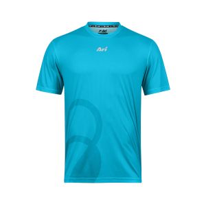 ARI ADEPT SIGNATURE RUNNING TEE - BLUE/BLACK/SILVER