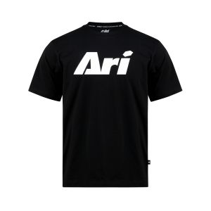 ARI ESSENTIAL SIGNATURE TEE - BLACK/WHITE/WHITE