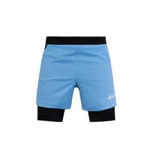 ARI MEN BREATHE 2IN1 V3 RUNNING SHORTS 3 INCHES - PARISIAN BLUE/PARISIAN BLUE/SILVER