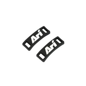 ARI SHOELACE BUCKLES - BLACK/WHITE/BLACK